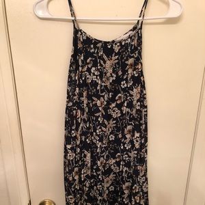 Floral print shoulder cut out long sleeve dress